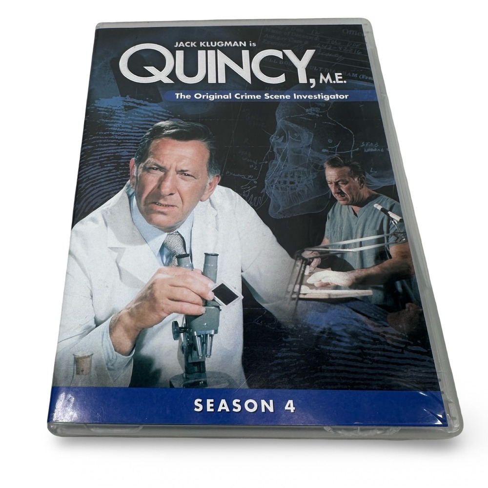 Quincy M.E. Season 4 DVD Box Set Jack Klugman Shout Factory 6-Disc 23 Episodes